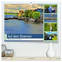 Produktbild: Auf dem Shannon - Mit dem Boot durch Irland (hochwertiger Premium Wandkalender 2026 DIN A2 quer), Kunstdruck in Hochglanz