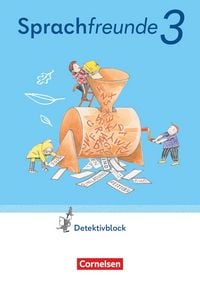 Produktbild: Sprachfreunde 3. Schuljahr. Detektivblock mit Aufgaben zum Fordern - Östliche Bundesländer und Berlin