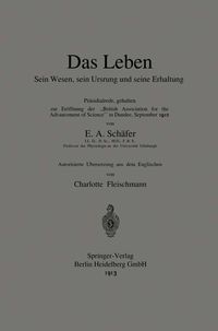 Produktbild: Das Leben Sein Wesen, sein Ursprung und seine Erhaltung