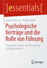 Produktbild: Psychologische Vertr&auml;ge und die Rolle von F&uuml;hrung