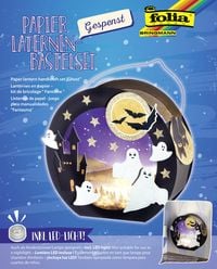 Bild vom Artikel Folia Laternen-Bastelset aus Papier GESPENST, inkl. Deko-Licht vom Autor 