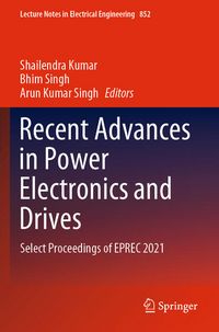 Produktbild: Recent Advances in Power Electronics and Drives