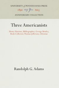 Produktbild: Three Americanists