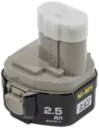 Produktbild: Makita 193100-4 1234 NiMH Werkzeug-Akku 12 V 2.5 Ah NiMH