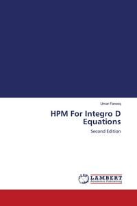 Produktbild: HPM For Integro D Equations