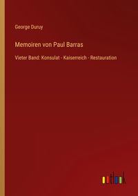 Produktbild: Memoiren von Paul Barras