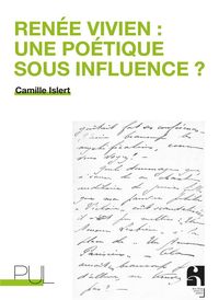 Produktbild: Ren&eacute;e Vivien : une po&eacute;tique sous influence ?