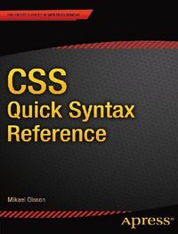 Produktbild: CSS Quick Syntax Reference