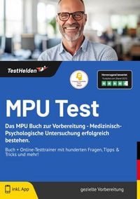 Produktbild: MPU Test: Das MPU Buch zur Vorbereitung