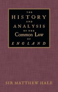 Produktbild: The History and Analysis of the Common Law of England