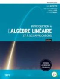 Produktbild: Introduction &agrave; l'alg&egrave;bre lin&eacute;aire et &agrave; ses applications
