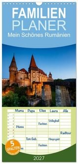 Produktbild: Familienplaner 2027 - Mein Sch&ouml;nes Rum&auml;nien mit 5 Spalten (Wandkalender, 21 x 45 cm) CALVENDO