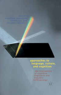 Produktbild: Approaches to Language, Culture, and Cognition