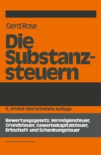 Produktbild: Die Substanzsteuern