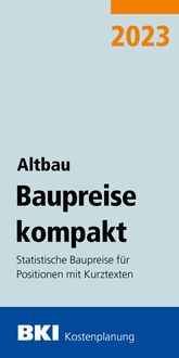 Bild vom Artikel BKI Baupreise kompakt Altbau 2023 vom Autor 