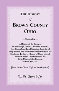 Produktbild: The History of Brown County, Ohio