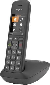 Produktbild: Gigaset C575HX DECT/GAP Schnurgebundenes Telefon, analog Babyphone, Freisprechen, f&uuml;r H&ouml;rger&auml;te kompatibel Schwarz