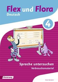 Produktbild: Flex und Flora 4 . Heft Sprache untersuchen: Verbrauchsmaterial