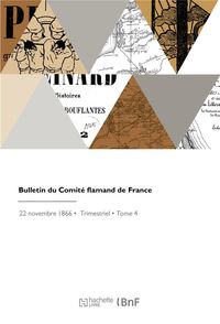 Produktbild: Bulletin du comite flamand de