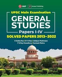 Produktbild: UPSC Mains 2023 General Studies Paper I-IV - Solved Papers 2013-2022 by G. Subba Rao, DVK Rao, Uddipan Mukherjee, PN Roy Chowdhury, Kantesh Mishra