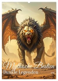 Produktbild: Mythische Bestien &ndash; Dunkle Legenden (Wandkalender 2026 DIN A2 hoch), CALVENDO Monatskalender