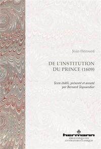 Produktbild: De l'institution du prince (1609)
