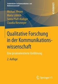 Produktbild: Qualitative Forschung in der Kommunikationswissenschaft