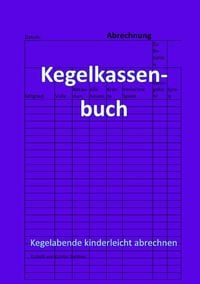 Produktbild: Kegelkassenbuch