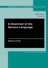 Produktbild: Chafe, W: Grammar of the Seneca Language
