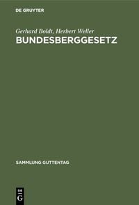 Produktbild: Bundesberggesetz