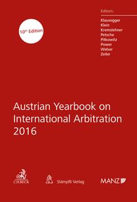 Produktbild: Austrian Yearbook on International Arbitration 2016