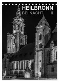Produktbild: Heilbronn bei Nacht 2 (Tischkalender 2026 DIN A5 hoch), CALVENDO Monatskalender