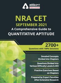 Produktbild: A Comprehensive Guide to Quantitative Aptitude for NRA CET Exam
