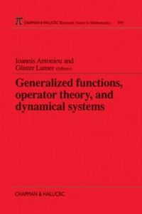 Produktbild: Antoniou, I: Generalized Functions, Operator Theory, and Dyn