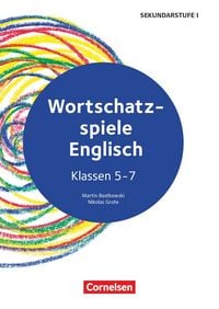Produktbild: Wortschatz-Spiele Englisch - Klasse 5-7