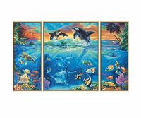 Produktbild: Schipper Malen nach Zahlen: Am Korallenriff, 50 x 80 cm, Triptychon