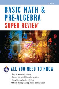 Produktbild: Basic Math & Pre-Algebra Super Review