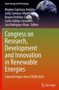 Produktbild: Congress on Research, Development and Innovation in Renewable Energies