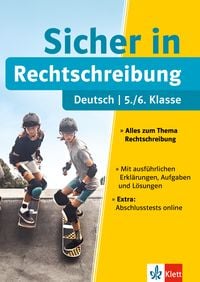 Produktbild: Klett Sicher in Deutsch Rechtschreibung 5./6. Klasse