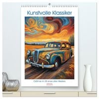 Produktbild: Kunstvolle Klassiker (hochwertiger Premium Wandkalender 2026 DIN A2 hoch), Kunstdruck in Hochglanz