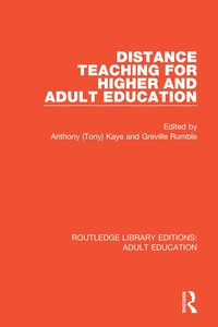Bild vom Artikel Distance Teaching For Higher and Adult Education vom Autor Anthony (Tony) Kaye