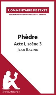 Produktbild: Ph&egrave;dre de Racine - Acte I, sc&egrave;ne 3