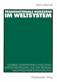 Produktbild: Transnationale Konzerne im Weltsystem