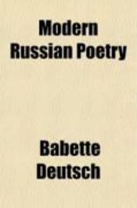 Produktbild: Modern Russian Poetry; An Anthology
