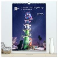 Produktbild: Cottbus und Umgebung f&uuml;r Nachtschw&auml;rmer (hochwertiger Premium Wandkalender 2026 DIN A2 hoch), Kunstdruck in Hochglanz