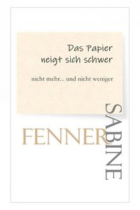 Produktbild: Das Papier neigt sich schwer