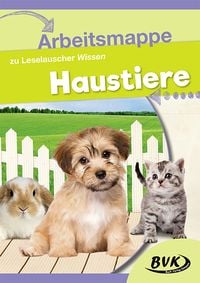Produktbild: Arbeitsmappe zu Leselauscher Wissen: Haustiere