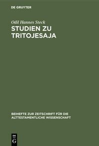 Produktbild: Studien zu Tritojesaja