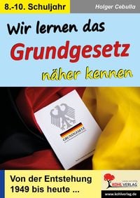 Produktbild: Wir lernen das Grundgesetz n&auml;her kennen