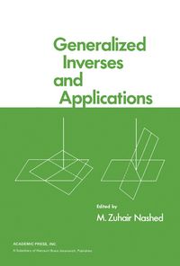 Produktbild: Generalized Inverses and Applications